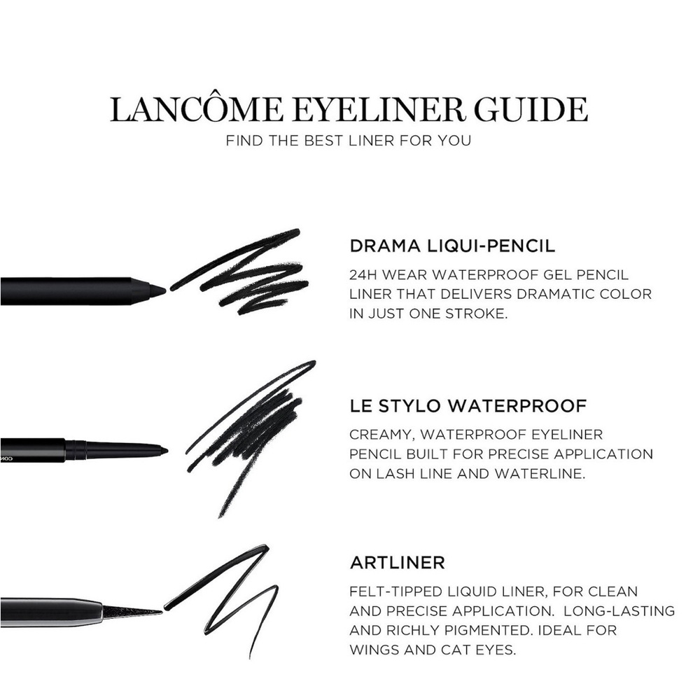 ⚫️ Lancôme Drama Liqui-Pencil Waterproof Eyeliner Gel Pencil 05 Seine Sparkle - Picture 7 of 9